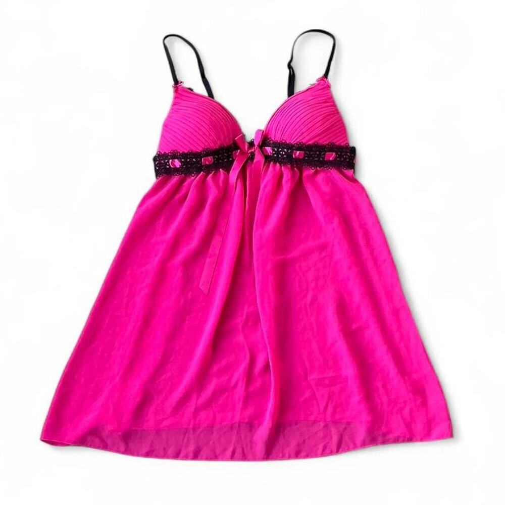 Vintage Hot Pink Cosmopolitan Babydoll Dress – Size S